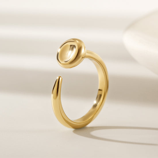 C-shaped chic ring-NSR189STGC