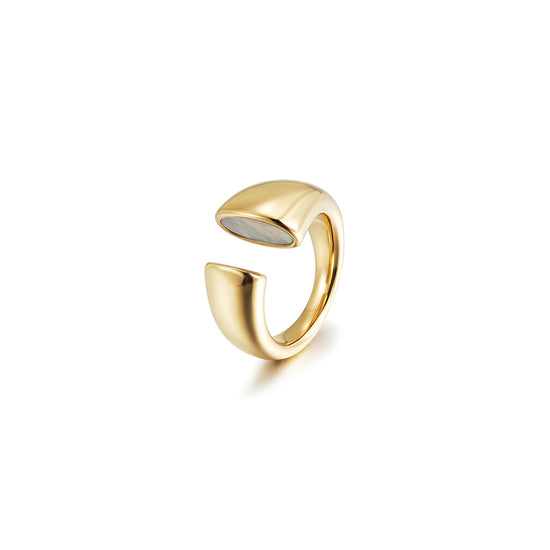 Creative and exaggerated C-shaped ring-NSR221STGCWT