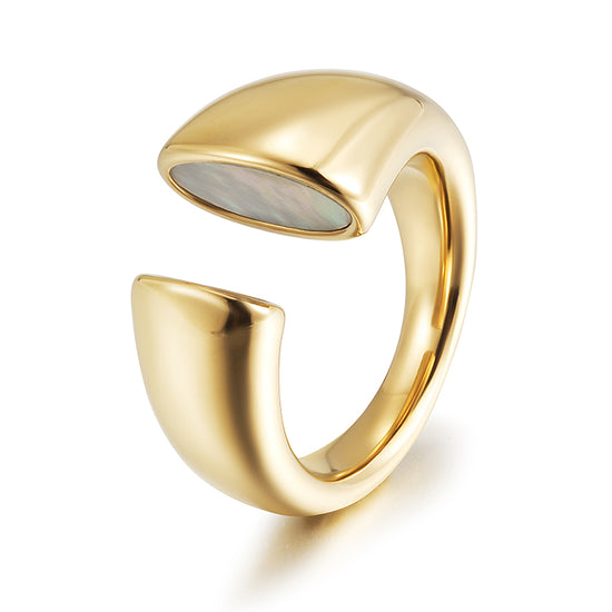 Creative and exaggerated C-shaped ring-NSR221STGCWT