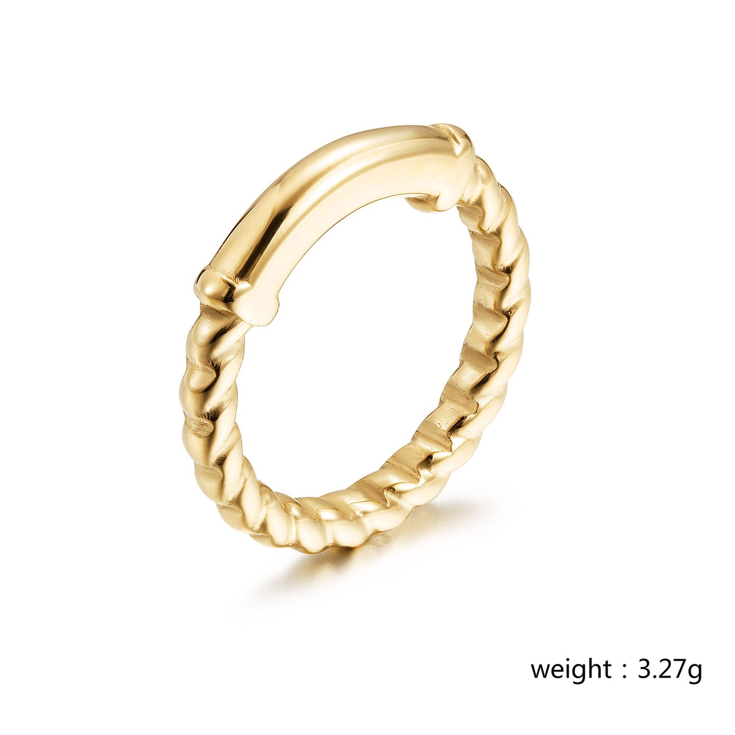 Irregular gold ring-NSR233STGC