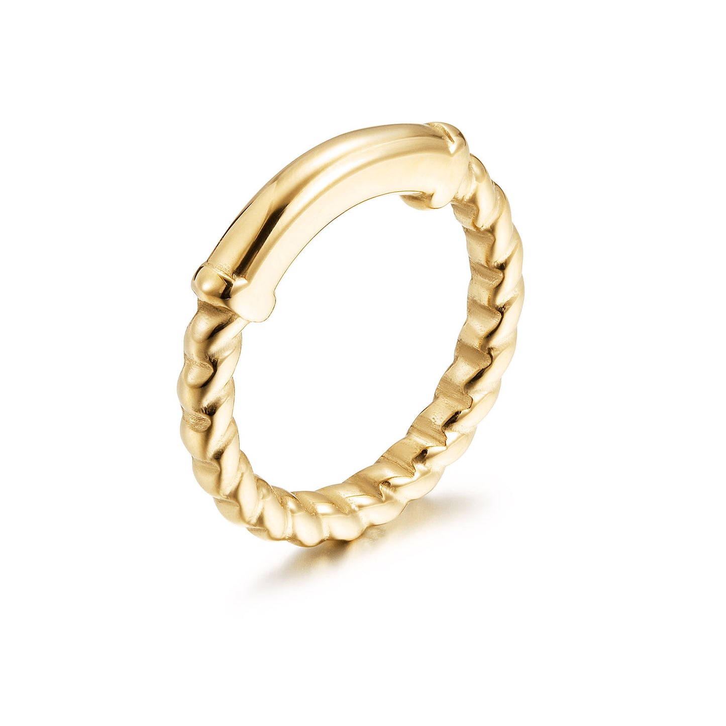 Irregular gold ring-NSR233STGC