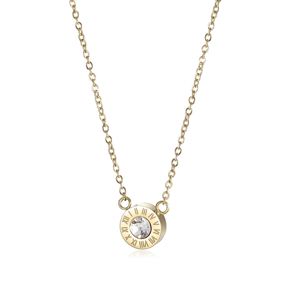 CZ Pendant Necklace - NSSN642STGC