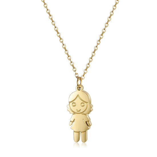 Little girl necklace-NSSN655STGC