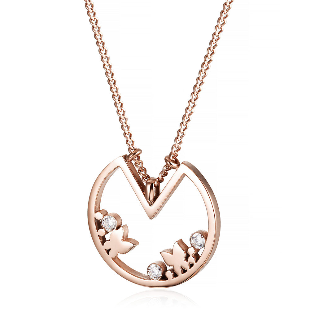 Hollow out creative necklace-NSSN660ST