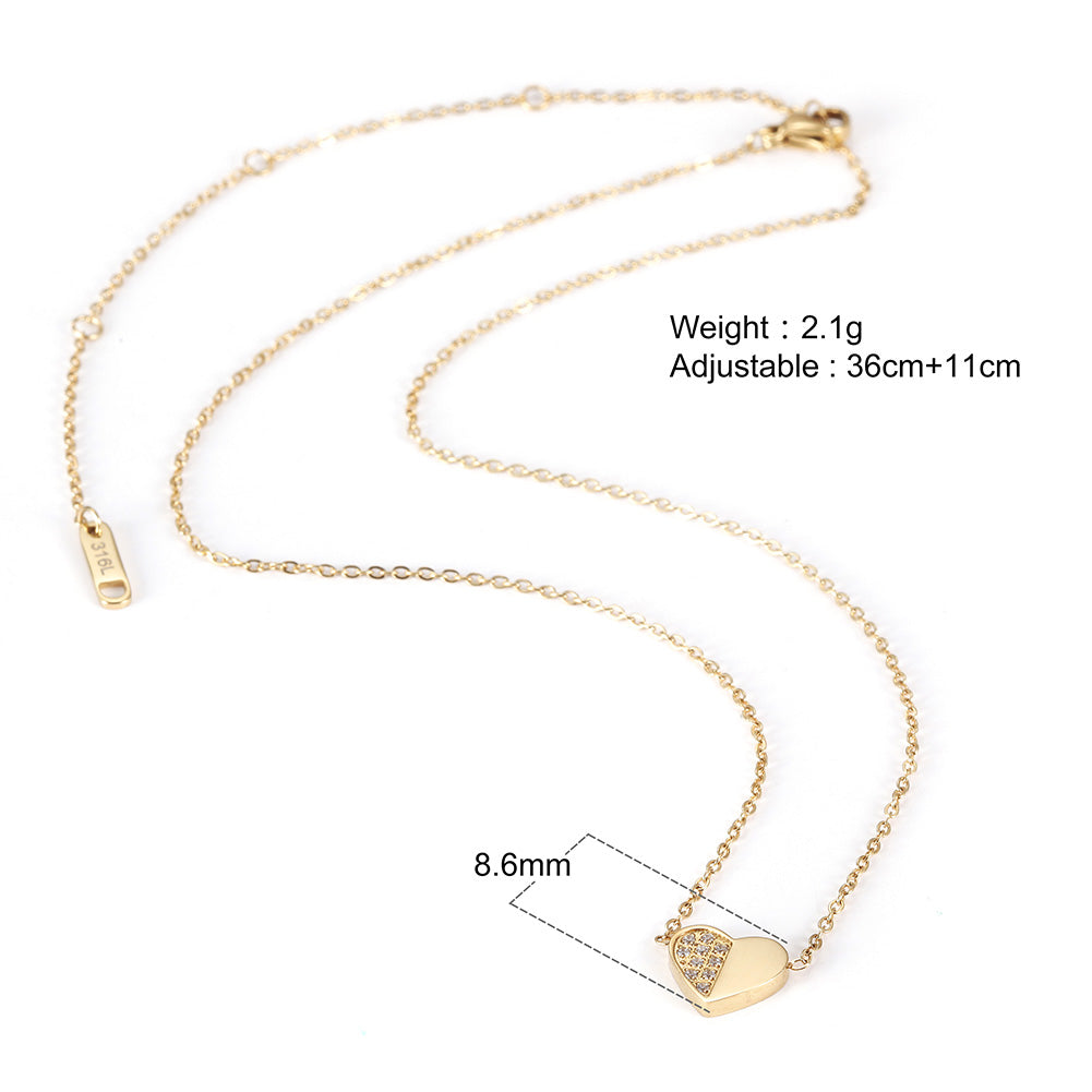 Spotted Love Necklace-NSSN688ST