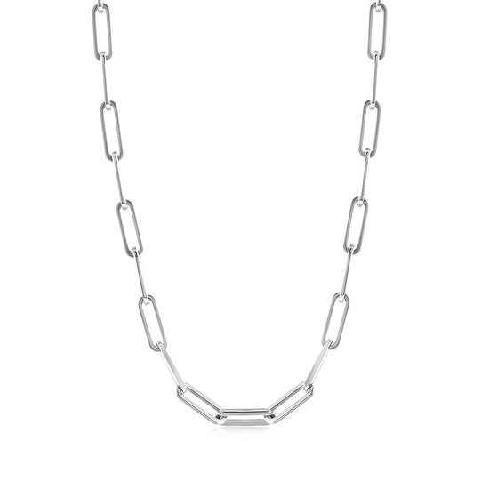 Simple Stainless Steel Necklace-NSSN734STGC