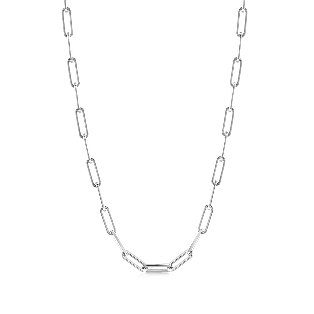 Simple Stainless Steel Necklace-NSSN734STGC