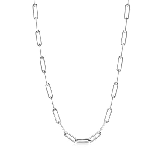 Simple Stainless Steel Necklace-NSSN734STGC