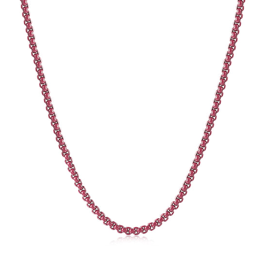 Chain colored necklace-NSSN735ST