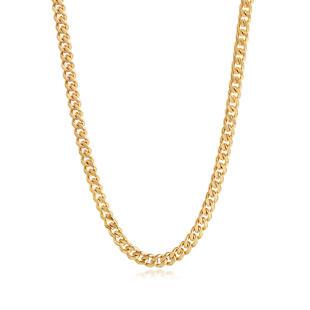 Smooth chain necklace-NSSN745STGC