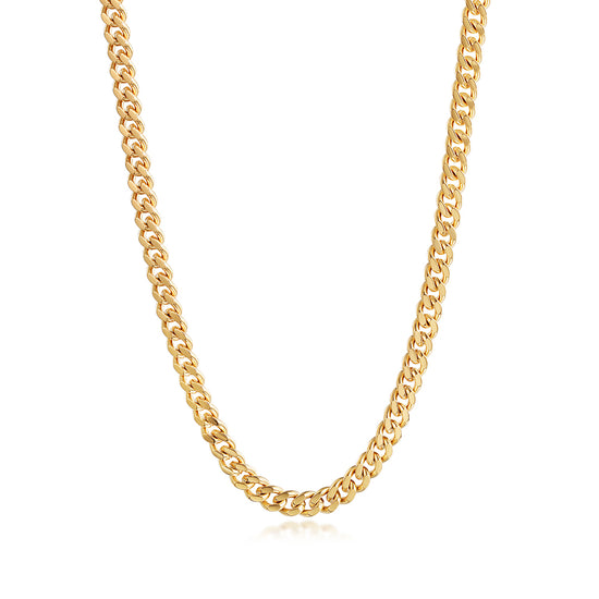 Smooth chain necklace-NSSN745STGC