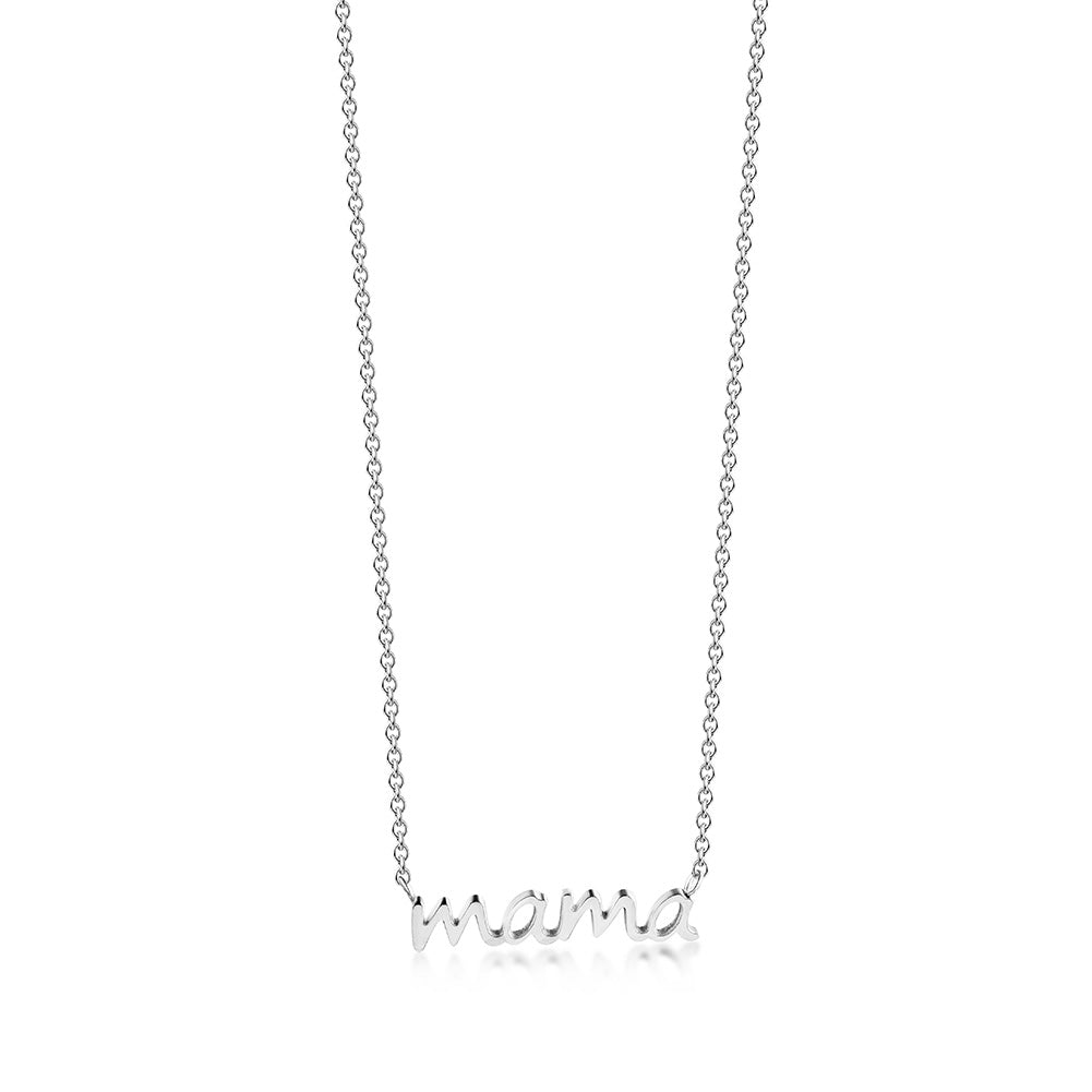 Stainless steel letter necklace-NSSN771ST