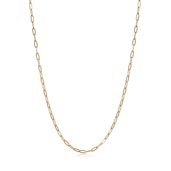 Simple Stainless Steel Necklace-NSSN776ST