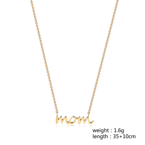 Letter pendant necklace-NSSN781ST