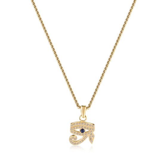 Letter zircon pendant necklace-NSSN789ST