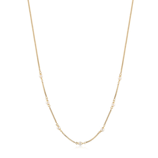 Simple pearl necklace-NSSN800STGC