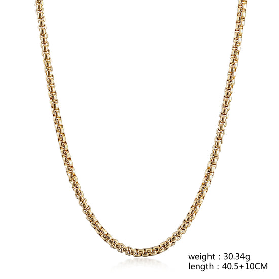 Stainless Steel High Polished Necklace-NSSN807ST