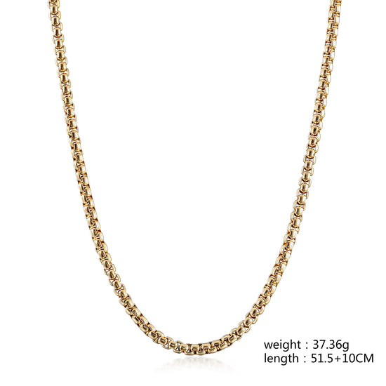 Stainless Steel High Polished Necklace-NSSN807ST