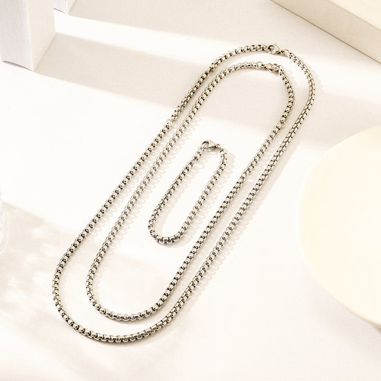 Stainless Steel High Polished Necklace-NSSN807ST