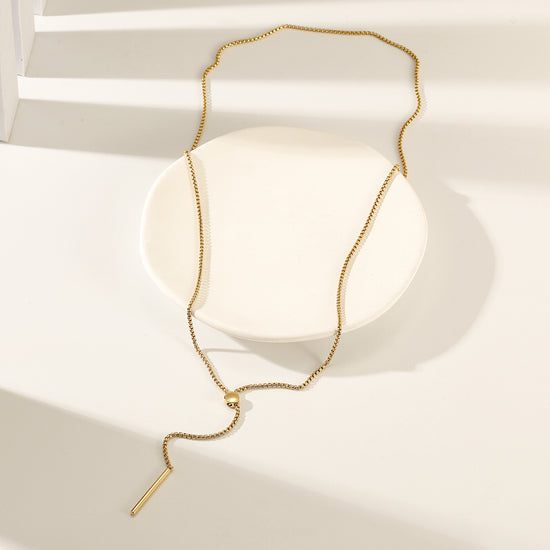 Chain pendant necklace-NSSN824ST