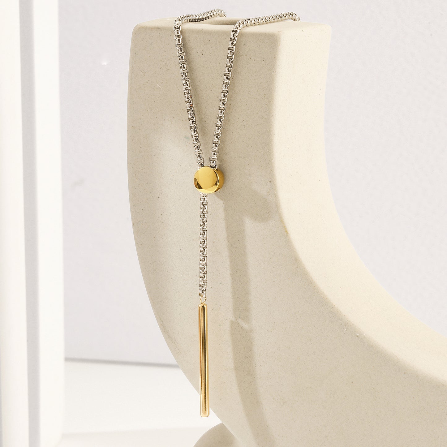 Chain pendant necklace-NSSN824ST