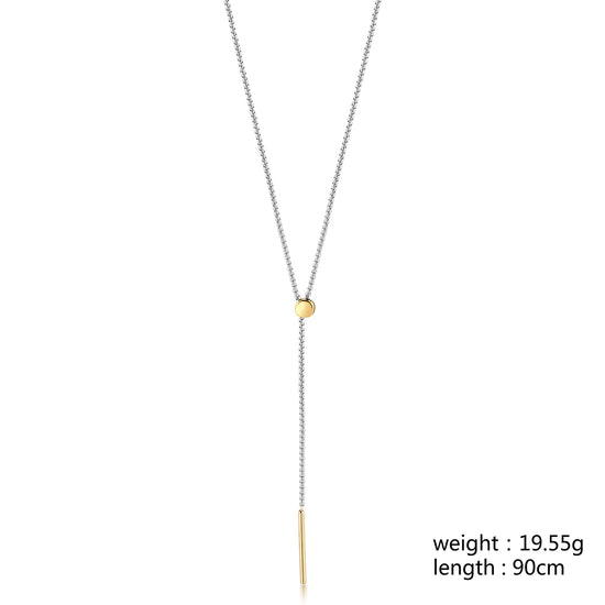 Chain pendant necklace-NSSN824ST