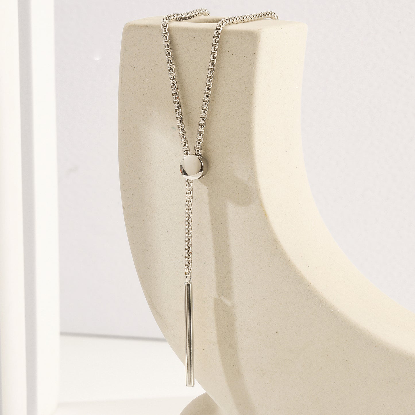 Chain pendant necklace-NSSN824ST