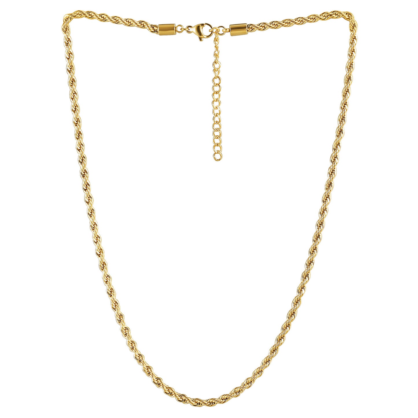 Twisted Gold Necklace - NSSN875STGC-2.9-16