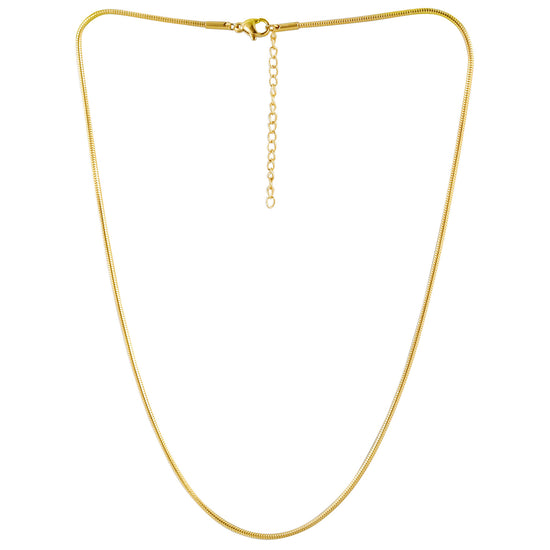 Snake Chain Necklace - NSSN880STGC-16.5