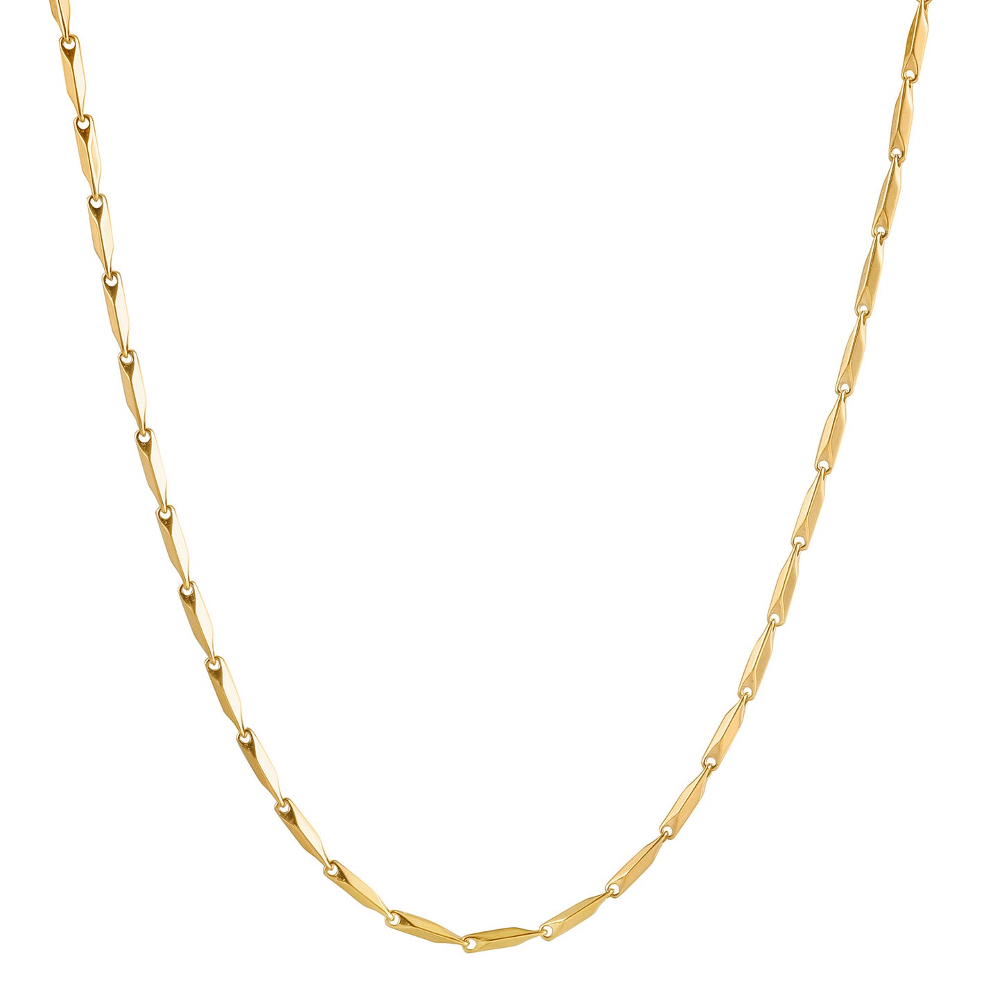 Gold Necklace - NSSN886STGC-16.2