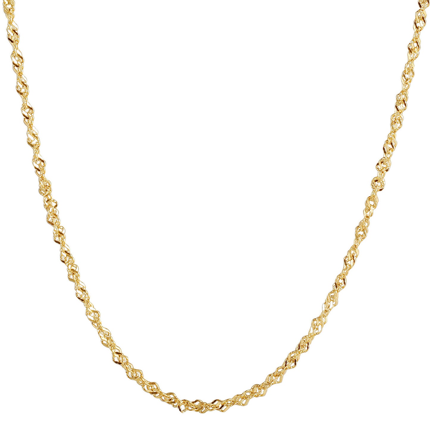 Gold Chain Necklace - NSSN887STGC-16