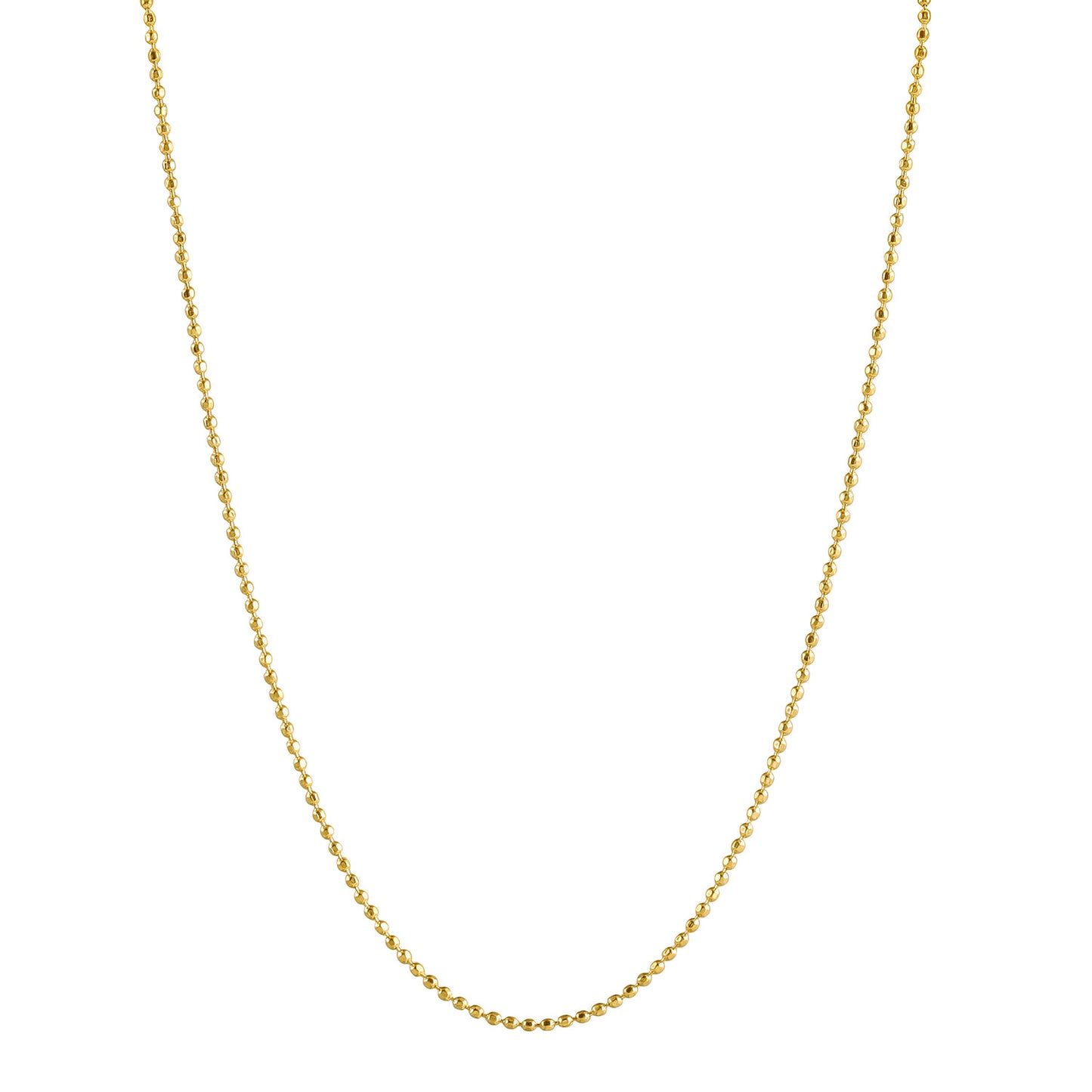 Gold Chain Necklace - NSSN890STGC-16.3