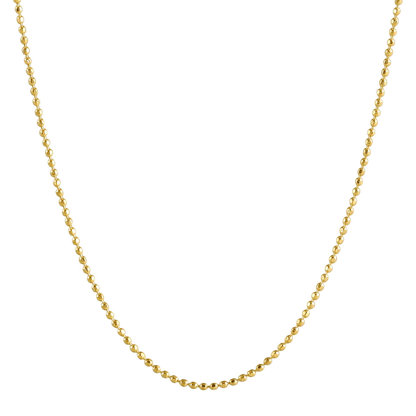 Gold Chain Necklace - NSSN890STGC-16.3