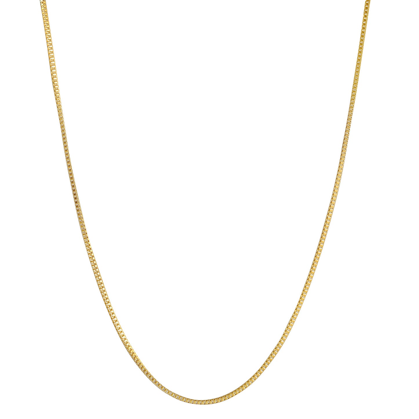 Gold Chain Necklace - NSSN891STGC-16.3