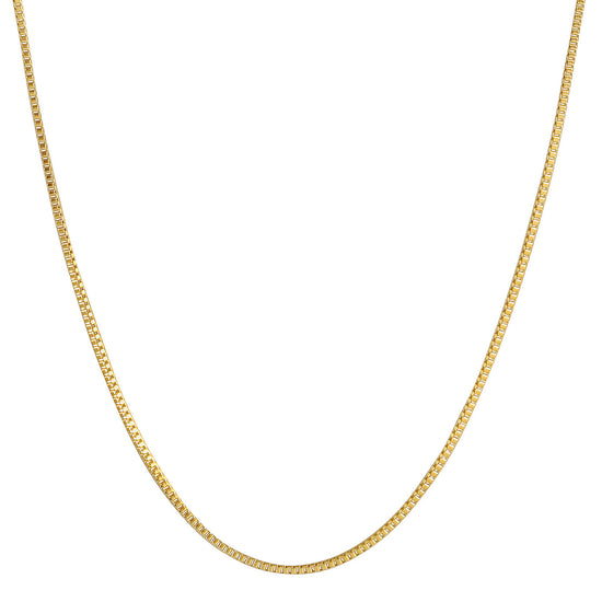 Gold Chain Necklace - NSSN891STGC-16.3