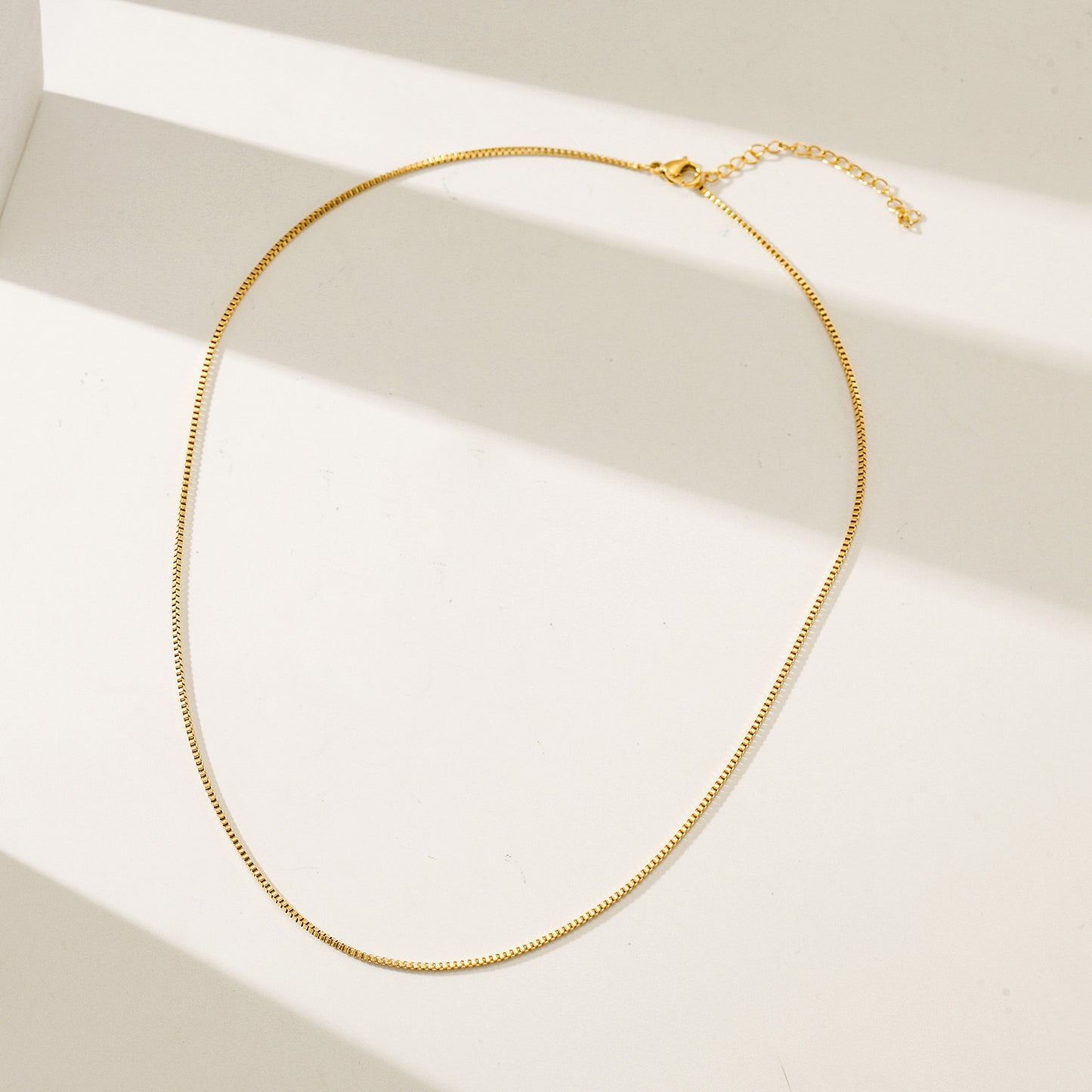 Gold Chain Necklace - NSSN891STGC-16.3