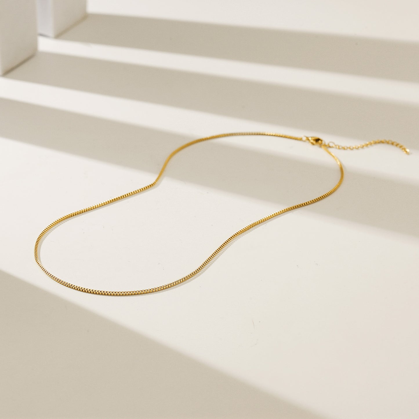 Gold Chain Necklace - NSSN891STGC-16.3