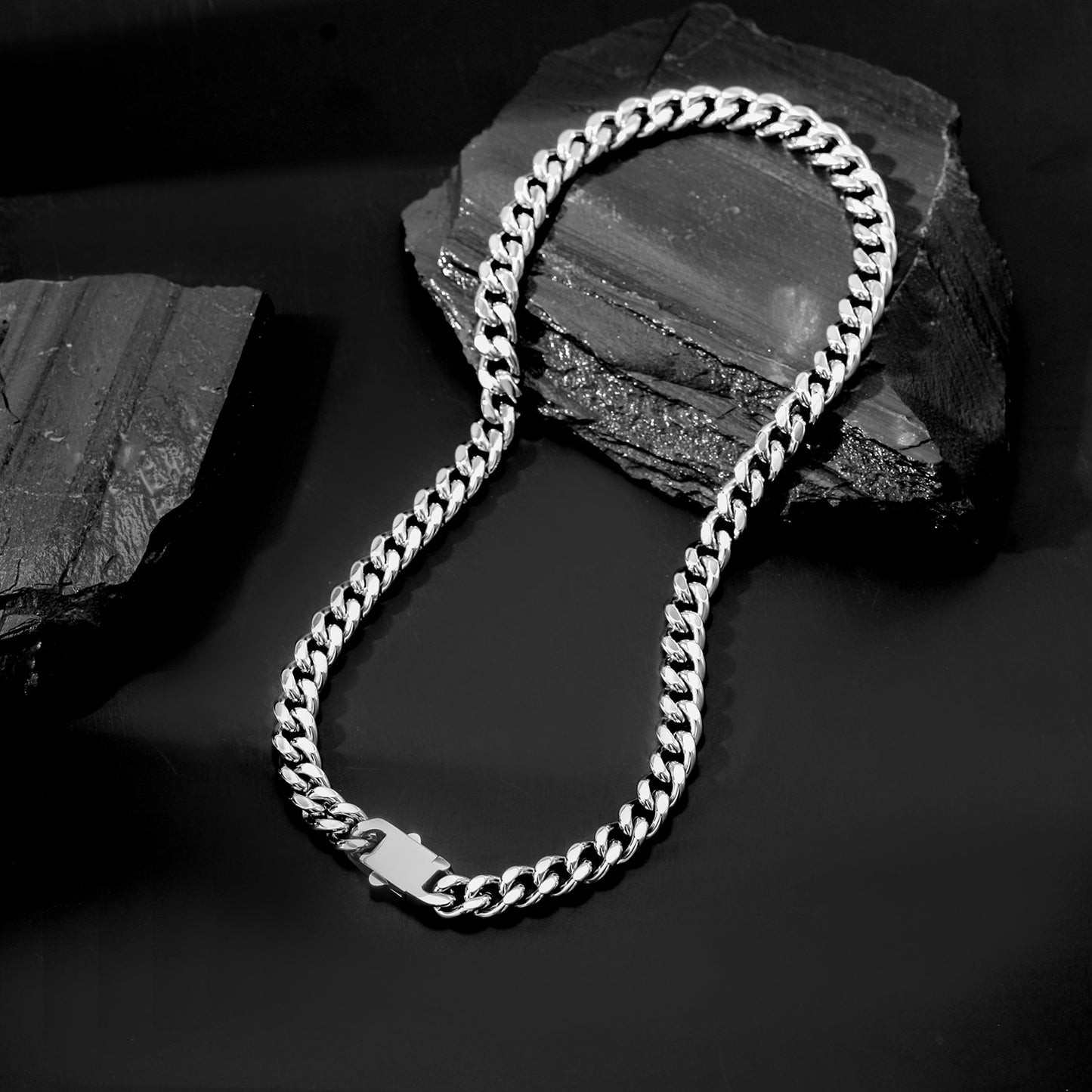 Men's Cuba Necklace - NSSN909STWG-20