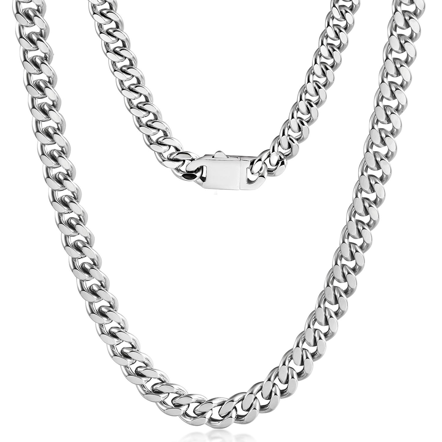 Men's Cuba Necklace - NSSN909STWG-20