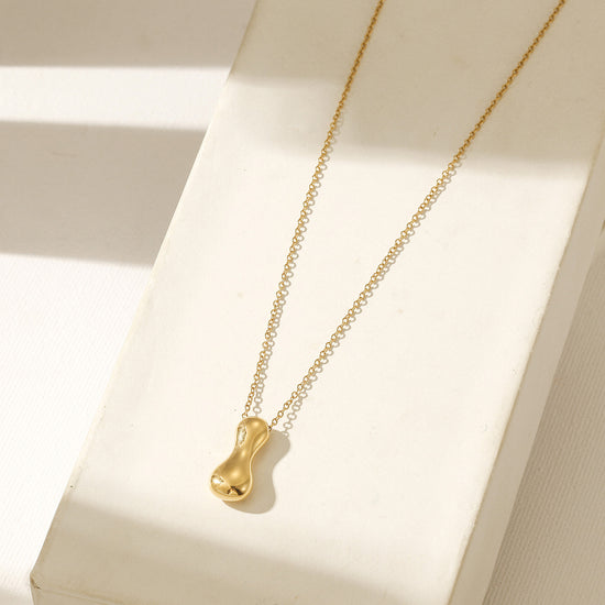 Letter I Gold Necklace - NSSN949STGC-I