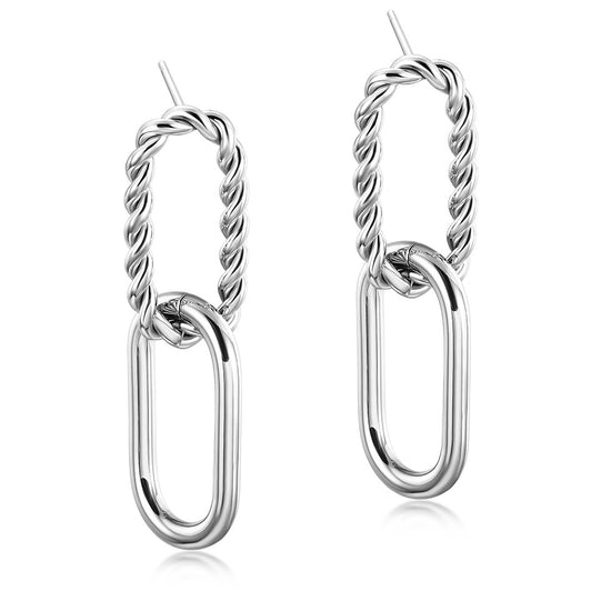 Fried Dough Twists earrings-SCE328STS