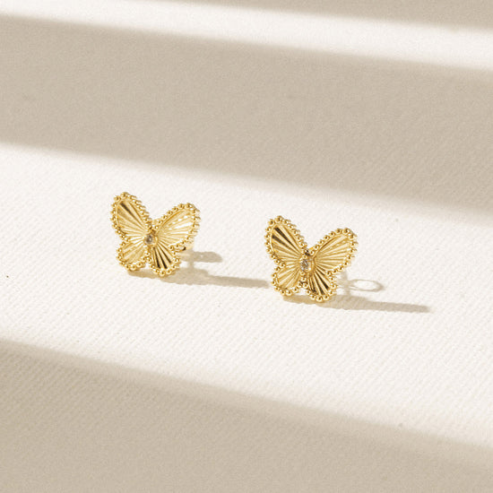 Vintage Butterfly Studs