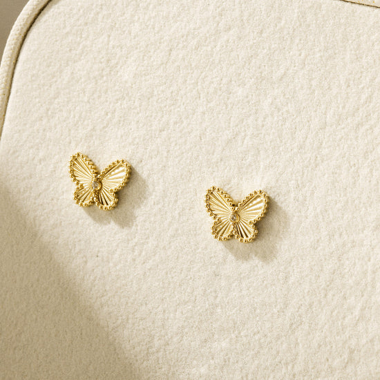 Vintage Butterfly Studs