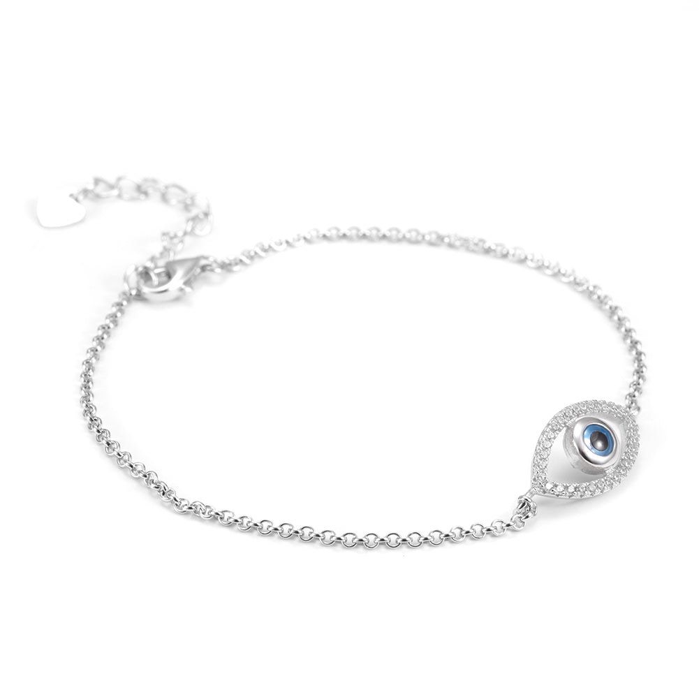 Chain Devil's Eye Bracelet-SSB085WGZD