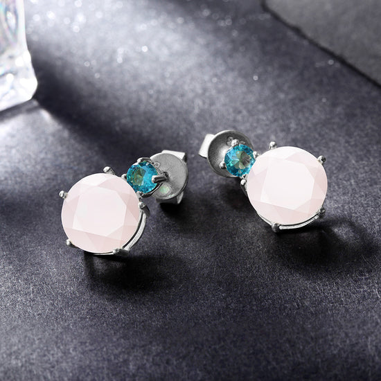 Polygonal diamond studded earrings-SSE115