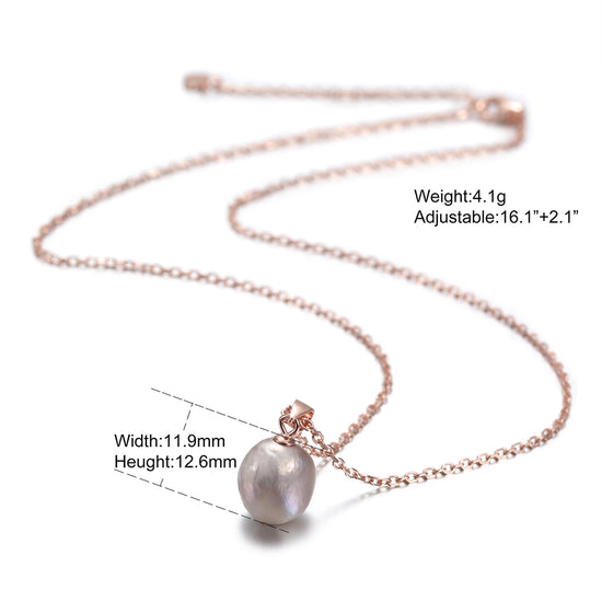 Baclo Pearl Pendant Necklace - SSN145