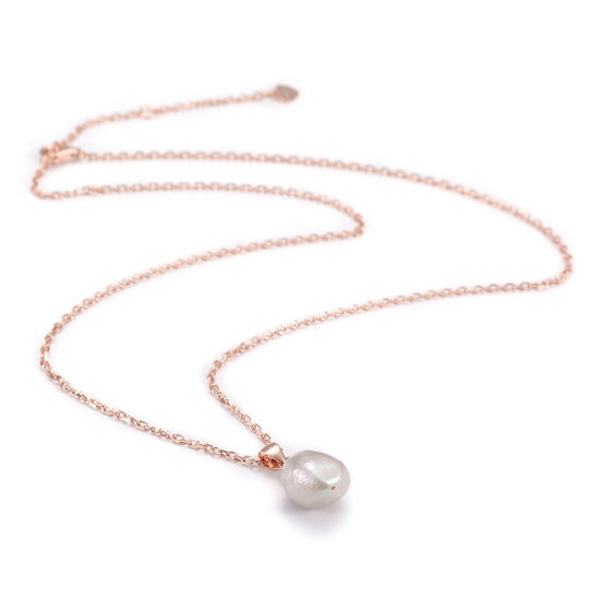 Baclo Pearl Pendant Necklace - SSN145