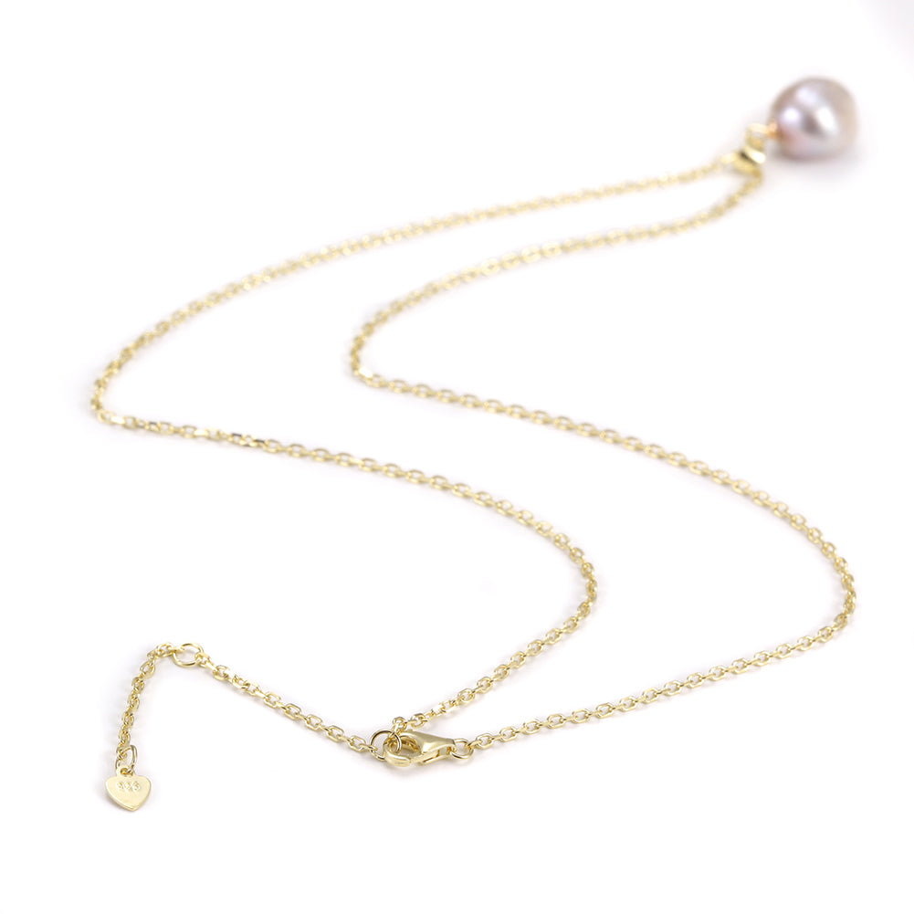 Baclo Pearl Pendant Necklace - SSN145