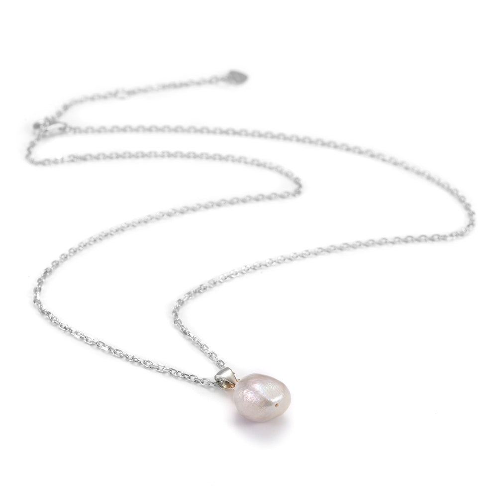 Baclo Pearl Pendant Necklace - SSN145