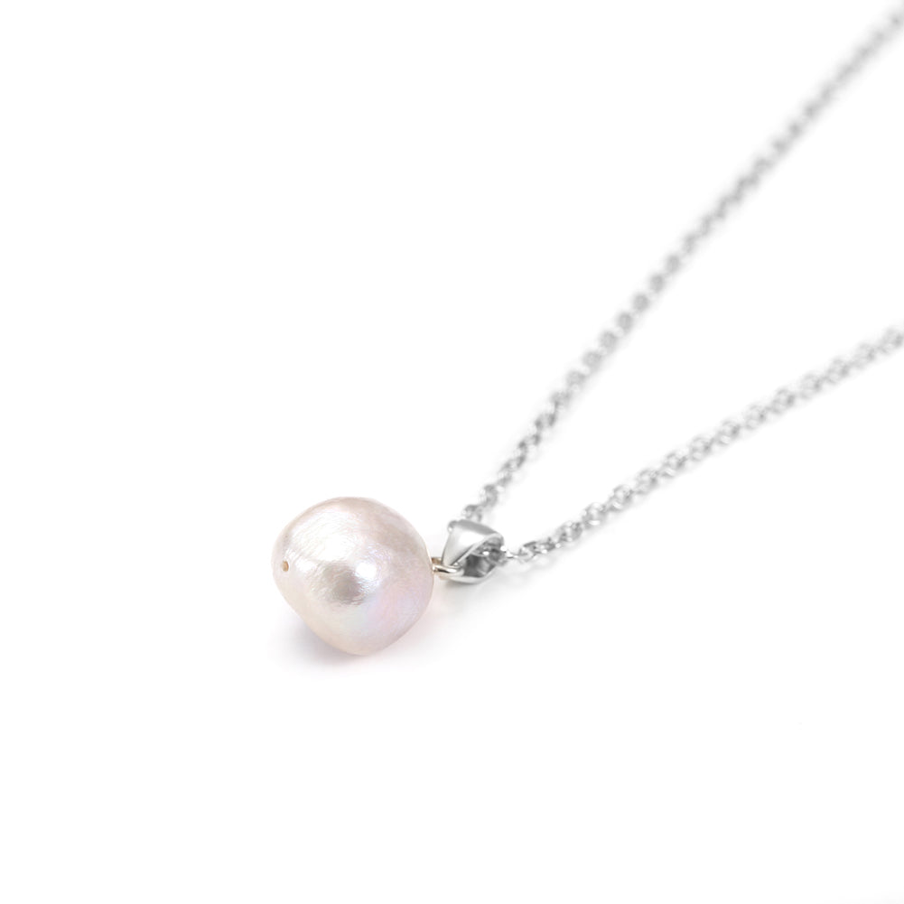 Baclo Pearl Pendant Necklace - SSN145